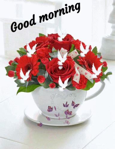 Gm Good Morning GIF - Gm GoodMorning Flowers - Discover & Share GIFs | Good morning flowers gif ...