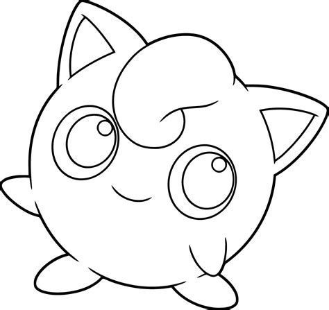 Pokemon Go Jigglypuff Coloring Sheets For Kids Coloring Pages – Kleurplaten