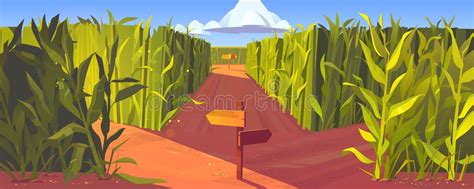 Corn Maze Cartoon Stock Illustrations – 209 Corn Maze Cartoon Stock Illustrations, Vectors ...