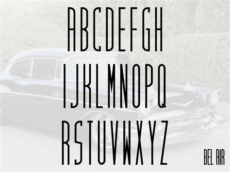 Bel Air Font by Johnathon Burns on Dribbble