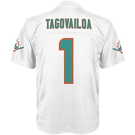 White Tua Tagovailoa Miami Jersey Youth Sizes | Sports Hard Hats