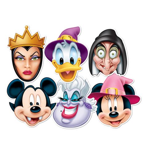 Disney Halloween Masks - 6 Pack | IWOOT