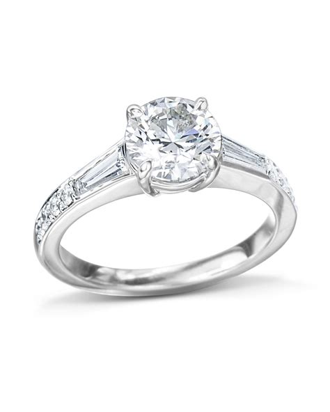 Classic Platinum Diamond Engagement Ring - Turgeon Raine