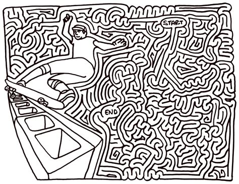 Printable Maze Puzzles For Adults