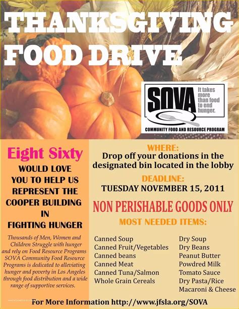 Free Thanksgiving Food Drive Flyer Template Of Cooper Design Space Our Annual Food Drive Has ...