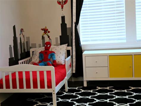 Modern Superhero Themed Room for Toddlers · Urban Mom Tales