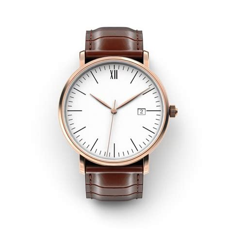 Premium Photo | Classic Wristwatch with Minimalist Dial