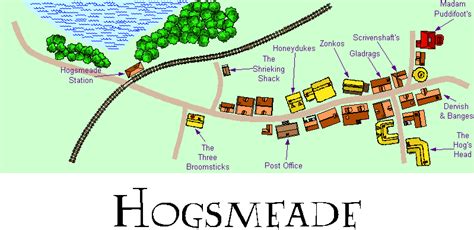 HPL: Atlas: Hogsmeade | Hogsmeade, Harry potter miniatures, Harry potter minecraft