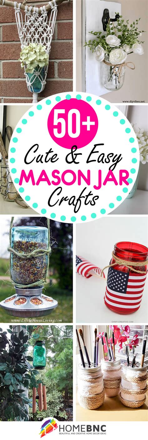 Mason Jar Craft Ideas — Homebnc