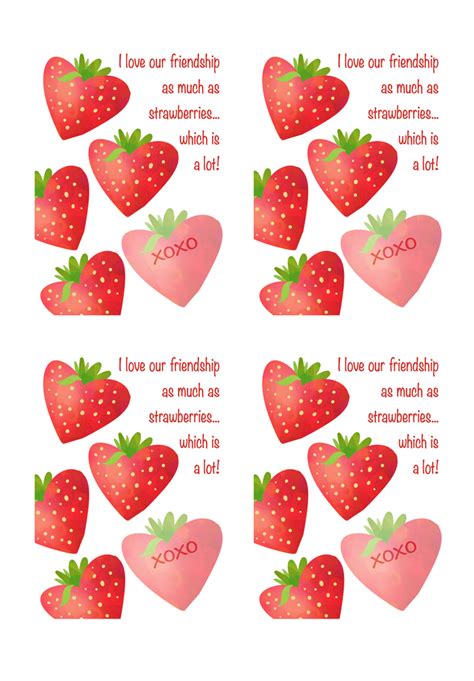 Valentine's Day Cards Printables - April Golightly