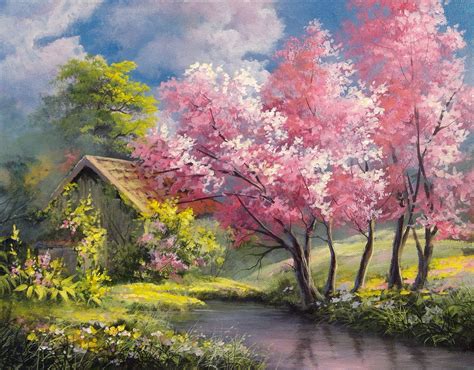 Spring Landscape Painting