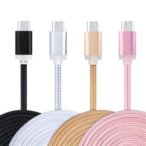 Micro USB Cable fast charging cable Extra Long Nylon Braided Hi-Speed USB 2.0 A Male to Micro B ...