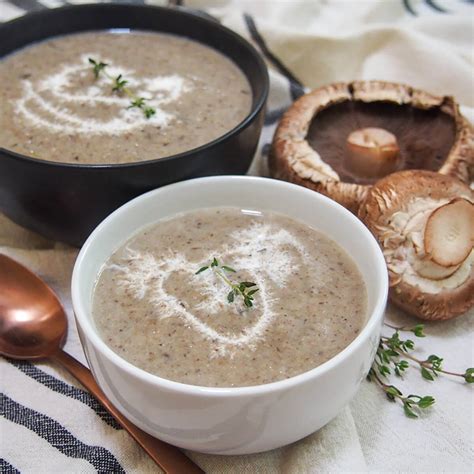 Wild mushroom soup - Caroline's Cooking