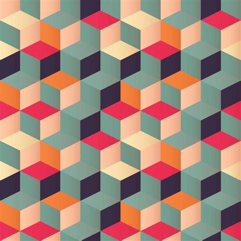 Geometric seamless pattern with colorful squares 694128 Vector Art at Vecteezy