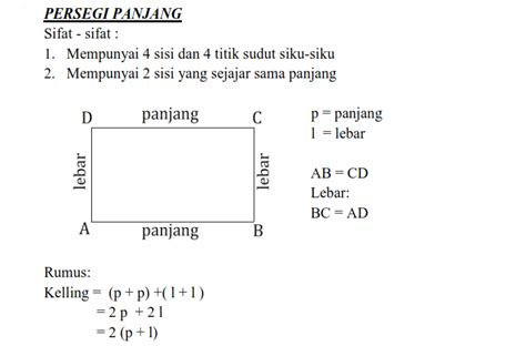 Cara Menghitung Rumus Luas Dan Keliling Persegi Panjang | The Best Porn Website