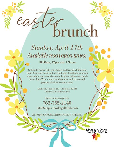 Easter Brunch | Majestic Oaks Golf Club | 2022-04-17