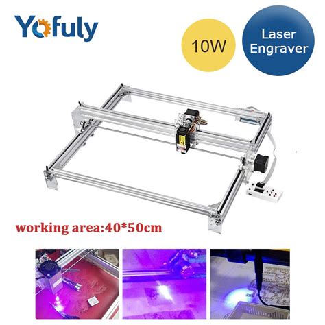 Desktop CNC Laser Engraving Machine 40cmx50cm Wood Laser Engraver Cutter5500mW 7W 10W for Wood ...