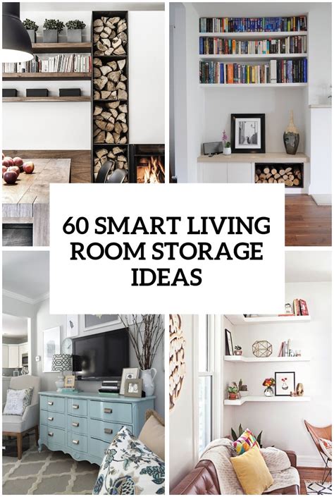 60 Simple But Smart Living Room Storage Ideas Digsdigs