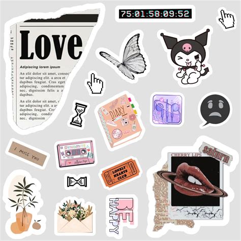 Clueless Aesthetic PNG Sticker Pack ⋆ Aesthetic Design Shop | ubicaciondepersonas.cdmx.gob.mx