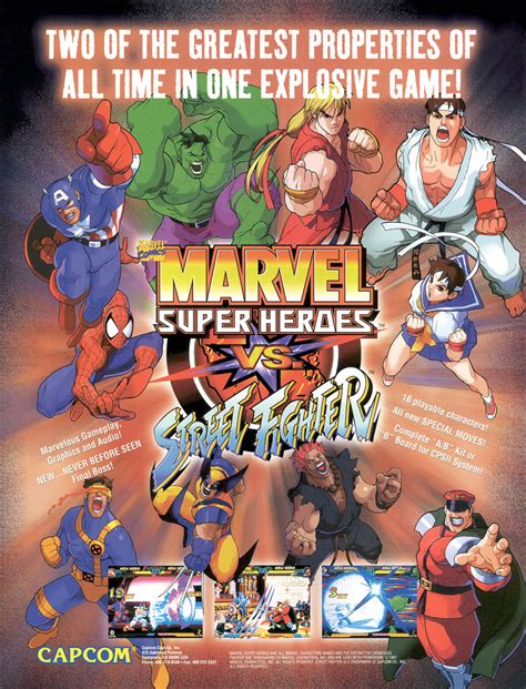 Marvel Super Heroes Vs. Street Fighter - TFG Review / Art Gallery