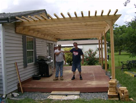 Attached pergola plans Pictures with detailed descriptions A pergola can serve as a beautiful ...