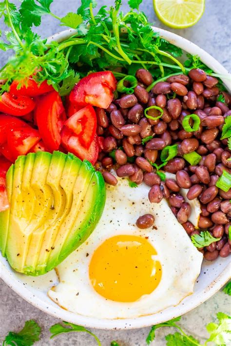 Healthy Mexican Breakfast Bowl (High Protein!) - Averie Cooks