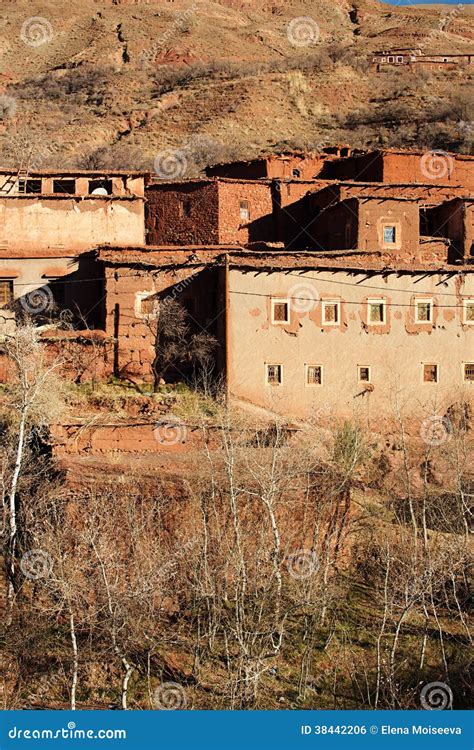 Traditional Berbers Village in High Atlas Stock Photo - Image of forest, landmark: 38442206