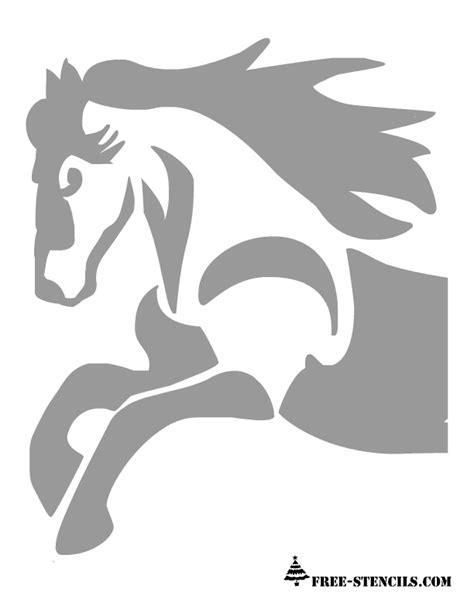 Free Printable Horse Stencil