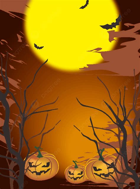 Halloween Night Sky Background Image Wallpaper Image For Free Download - Pngtree