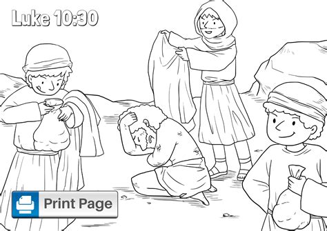 Free Good Samaritan Coloring Pages for Kids (Printable PDFs) – ConnectUS