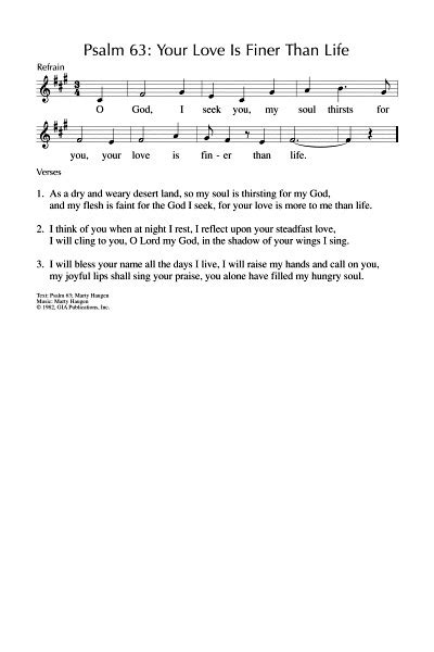 Singing from the Lectionary: Songs, Hymns & Music for Lent 3C (March 24 2019)