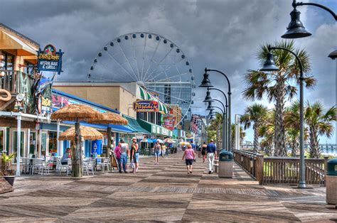 Myrtle Beach Boardwalk Photograph by Cathie Crow