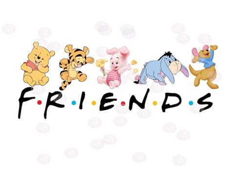 Winnie the Pooh Friends Png - Etsy