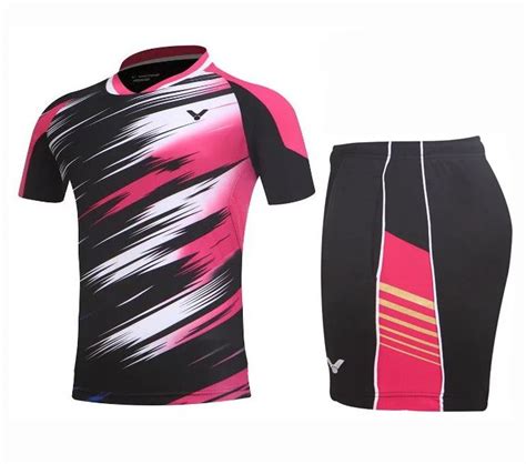 2018 New Victor Badminton Shirts Wear Sets Clothes Jerseys,Breathable Quick Drying Material ...