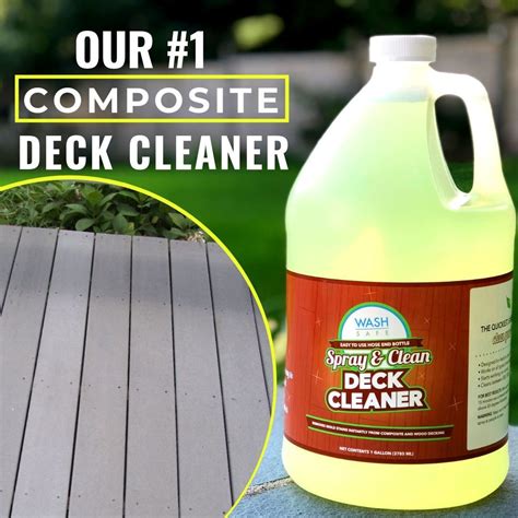 Revitalize Your Composite Deck with Wash Safe's Cleaner