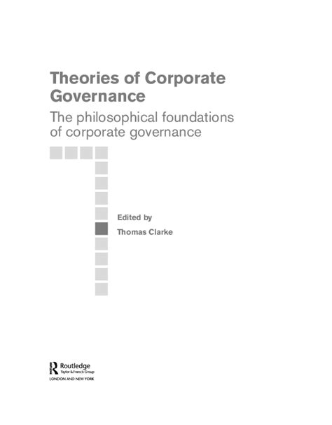 (PDF) Theories of corporate governance | Faycel Rahali - Academia.edu