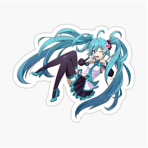 "Hatsune Miku" Sticker for Sale by aishc | Redbubble