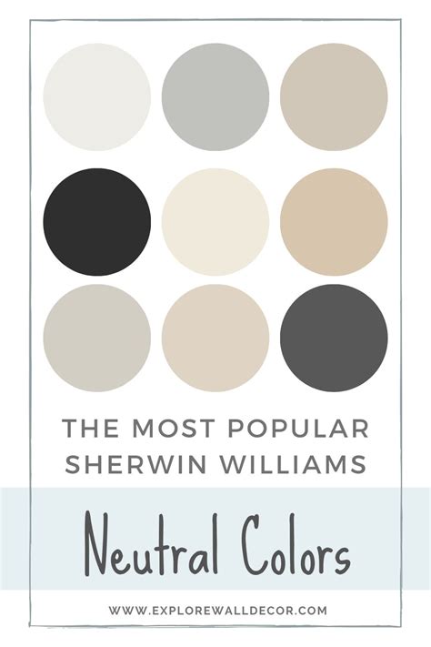 What Are the Most Popular Sherwin Williams Neutral Colors? [2022] - Explore Wall Decor