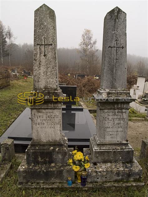 The graves of Tesla's parents in Jasikovac cemetery | Tesla Universe