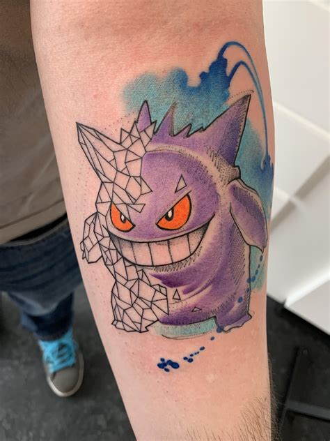 Gengar! By Simona Borstnar, Tavci Tattoo, Bled, Slovenia : r/team_gengar