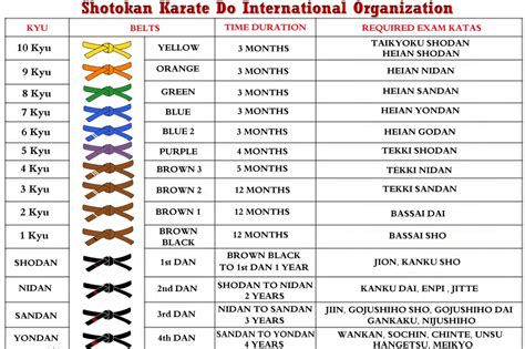 What Are The Belt Colors In Shotokan Karate - Belt Poster