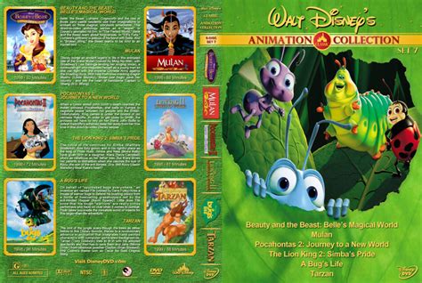 Walt Disney's Classic Animation - Set 7 dvd cover (1998-1999) R1 Custom