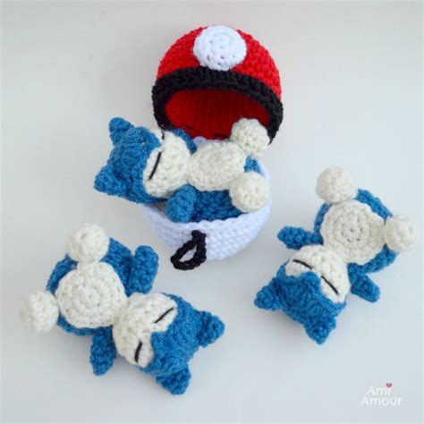 Snorlax Amigurumi - Pokemon Crochet Pattern - FREE - Ami Amour