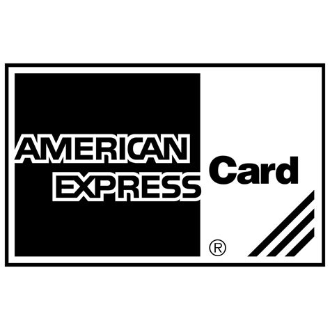 American Express Card Logo Black and White (2) – Brands Logos