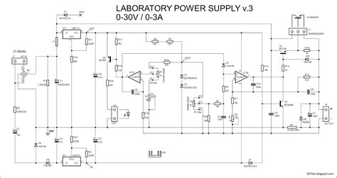 Adjustable Lab Power Supply 0-30V 0-3A