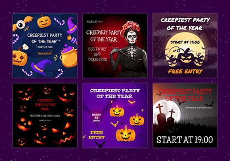 Halloween party banner on Behance