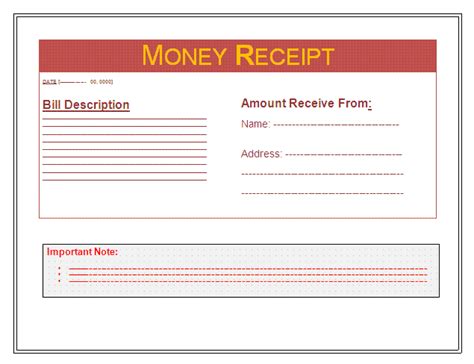 5+ Money Order Receipt Templates | Free Excel, Word & PDF