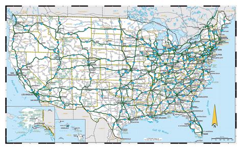 Map Of United States With Cities And Interstates - Csulb Schedule Of Classes Spring 2024