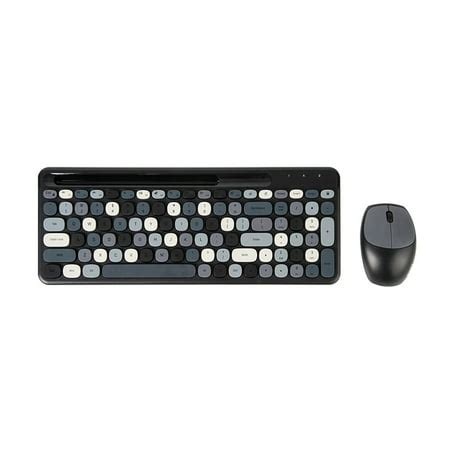 Mofii 2.4G Wireless Keyboard Mouse Combo keyboard and mouse sharing One receiver USB Interface ...