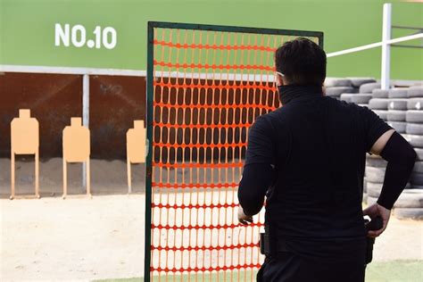 Premium Photo | Gun shooting competition